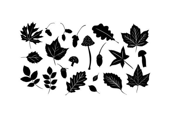 Autumn Leaves Bundle SVG: Graphics for Local Branding