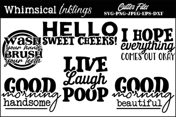 Bathroom Fun Graphics & Illustrations
