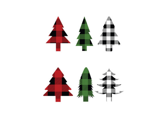 Buffalo Christmas Trees SVG Graphics