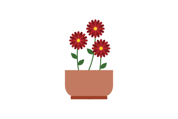 Decorative Beauty Flower: Graphics and Icons for Creative Design