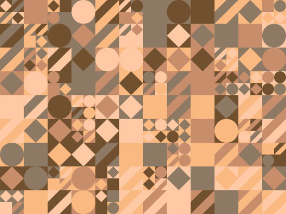 Decorative Boomerang Pattern Graphics for Print Templates