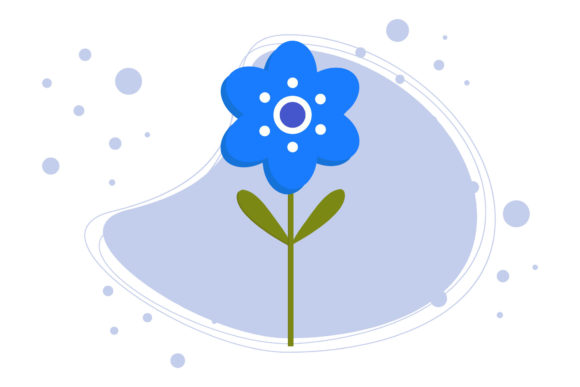 Flower Decorative Abstract Bubble: Graphics and Icons for Creative Design