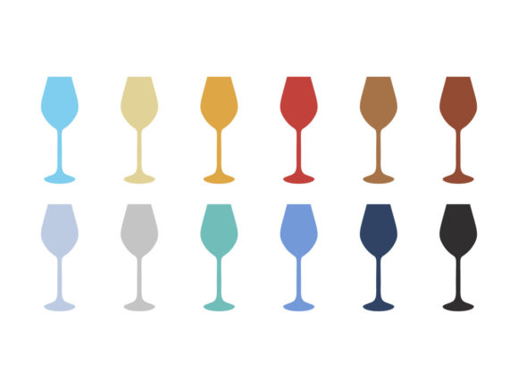 Glass Wine Clipart SVG: Graphics for Creative Marketing