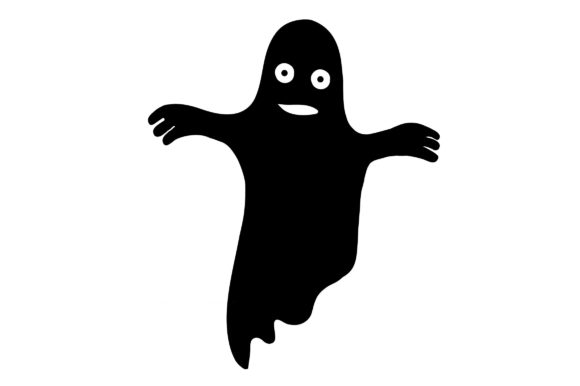 Halloween Ghost Silhouette – Graphics and Illustrations
