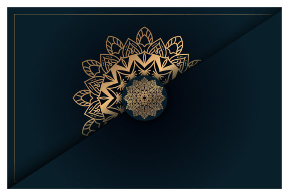 Luxury Golden Mandala Background Islamic Graphics