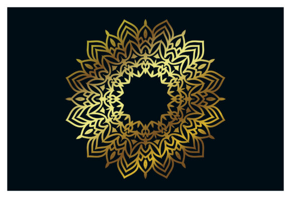 Luxury Mandala Background Golden Style