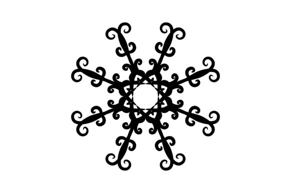 Mandala Floral Decorative: Graphics for Crafts