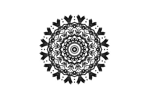 Mandala Flower Abstract Decorative Graphics