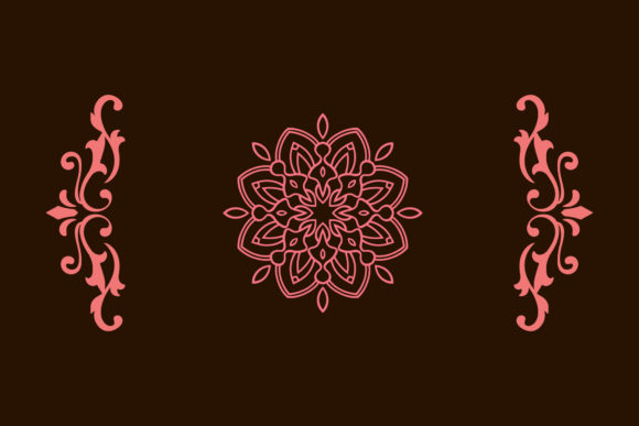 Mandala Ornamental Decorative Tattoo Art Graphics and Patterns