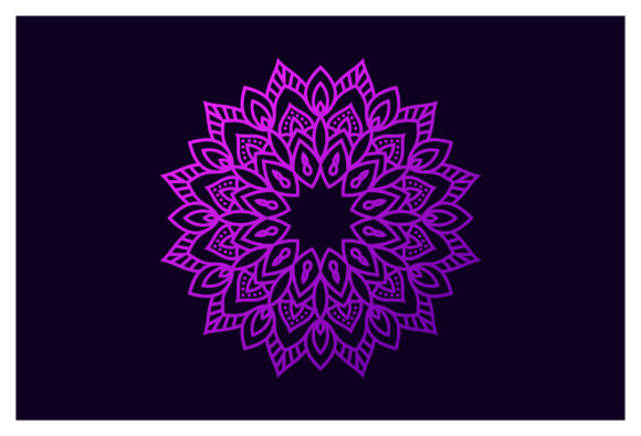 Pattern Mandala for Henna Mehndi Tattoo
